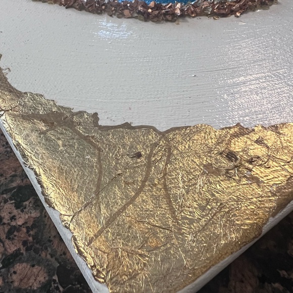 Original Evil Eye Glitter and Gold leaf pa… - Picture 7 of 8